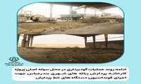 ادامه روند عملیات گودبرداری در محل سوله اصلی پروژه کارخانه پردازش زباله های شهری بندرعباس جهت اجرای فونداسیون دستگاه های خط پردازش 